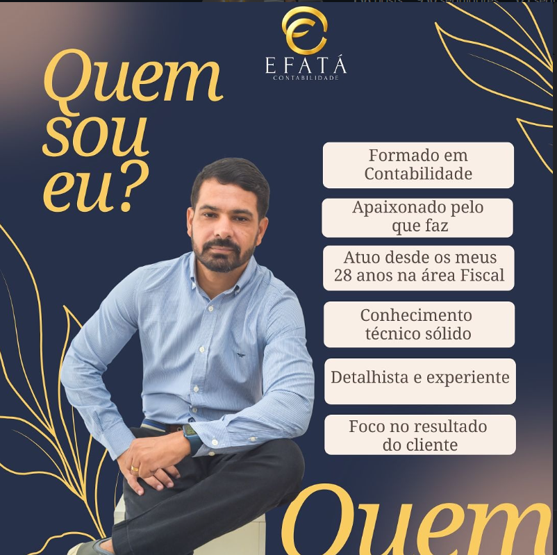 Quem sou eu — apresentação de Luiz Neves, contador da EFATÁ
