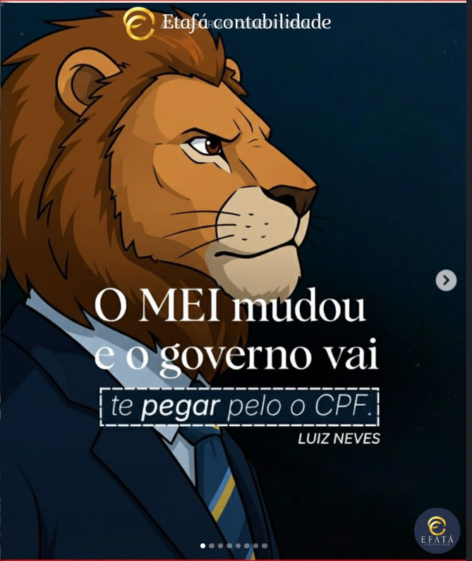 Post: O MEI mudou e o governo vai te pegar pelo CPF